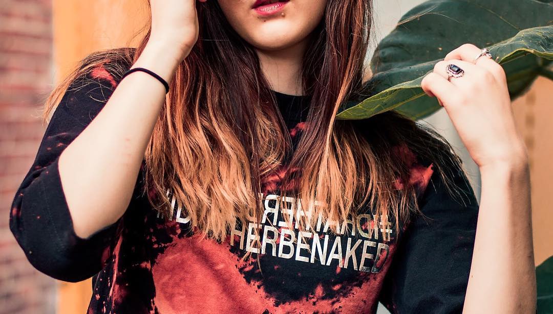 Reflection #IDRATHERBENAKED Baseball Tee