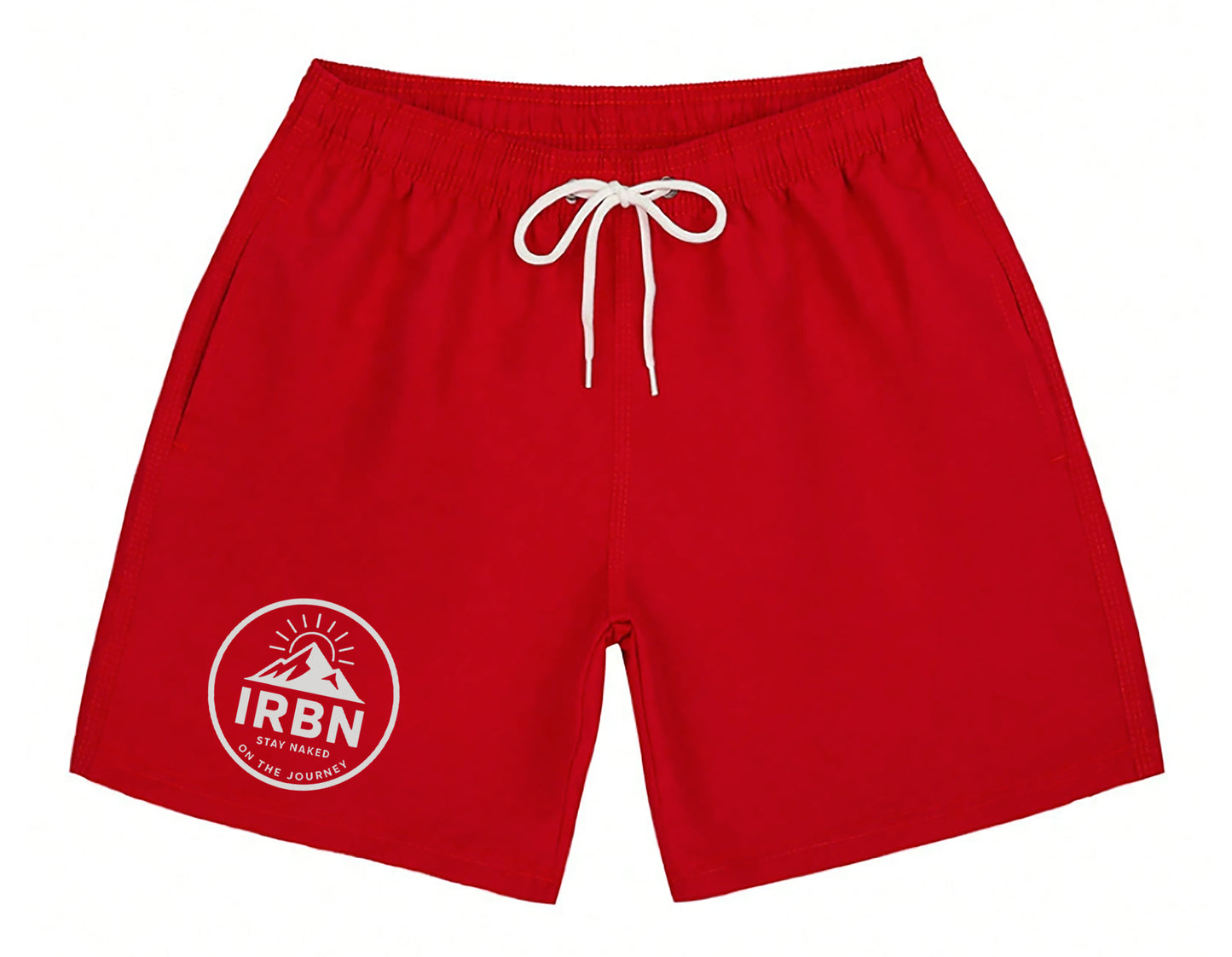 IRBN Red Swim Trunks - Shorts