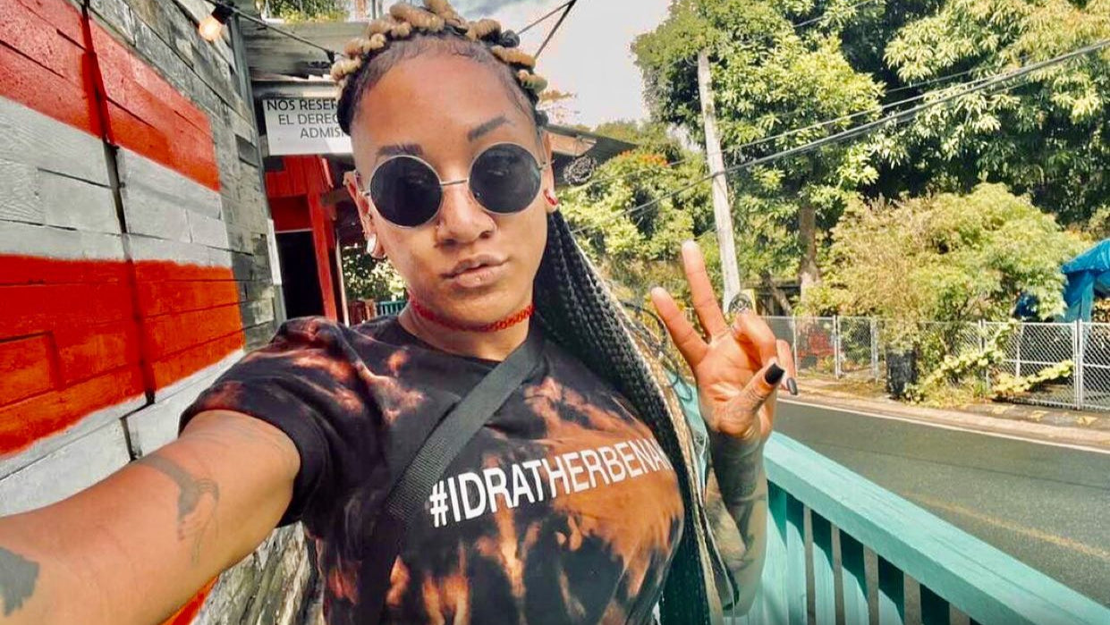 #IDRATHERNAKED Tee