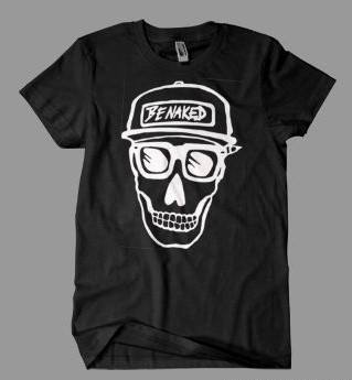 Be Naked Skull Tee