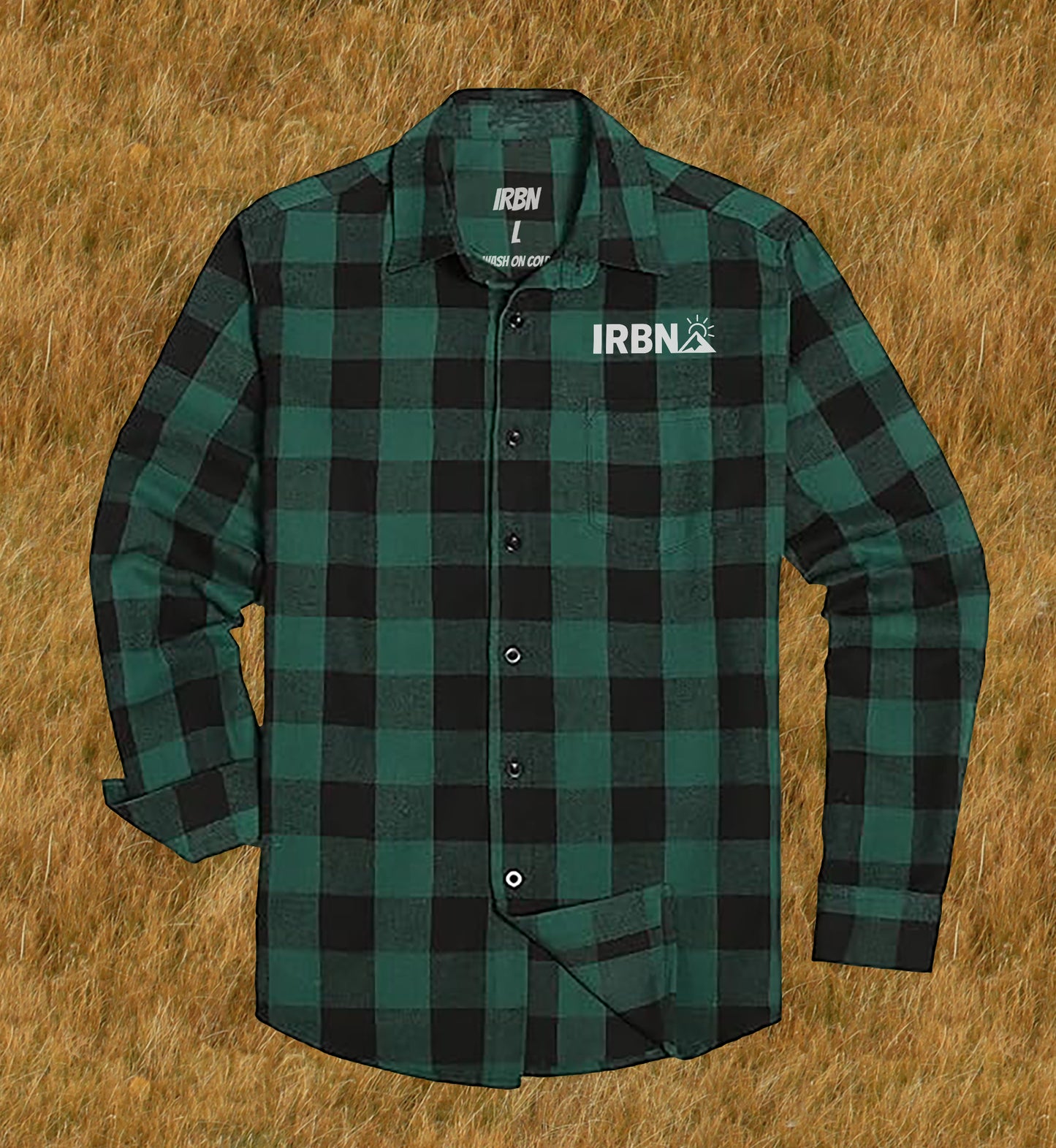 IRBN Green Flannel