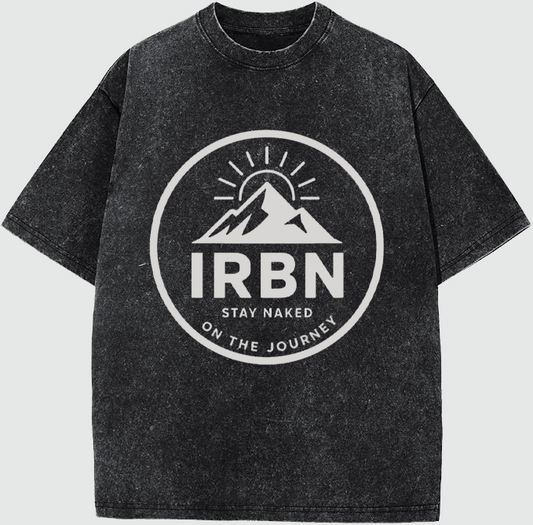 IRBN Stay Naked On the Journey Oversized Tee
