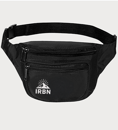 IRBN Black & White Fanny Pack